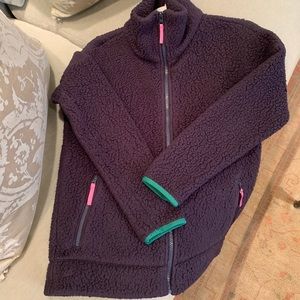 J Crew Zip-up Jacket In Polartec Fleece